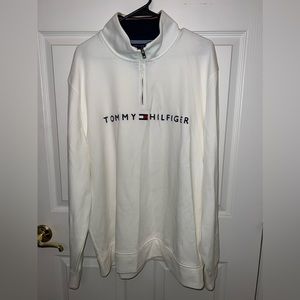 Tommy Hilfiger white sweater. Size XL mens. Brand new